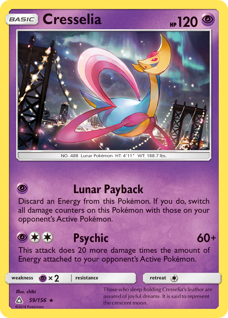 Cresselia (59/156) [Sun & Moon: Ultra Prism] | Good Games Cannington