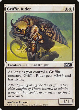 Griffin Rider [Magic 2012] | Good Games Cannington