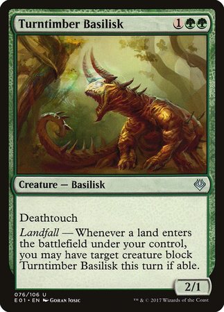 Turntimber Basilisk [Archenemy: Nicol Bolas] | Good Games Cannington