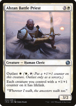 Abzan Battle Priest [Iconic Masters] | Good Games Cannington