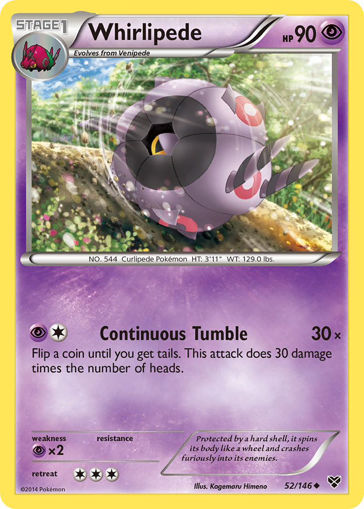 Whirlipede (52/146) [XY: Base Set] | Good Games Cannington