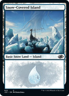 Snow-Covered Island [Jumpstart 2022] | Good Games Cannington