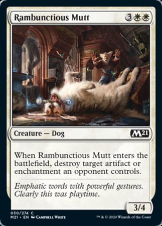 Rambunctious Mutt [Core Set 2021] | Good Games Cannington