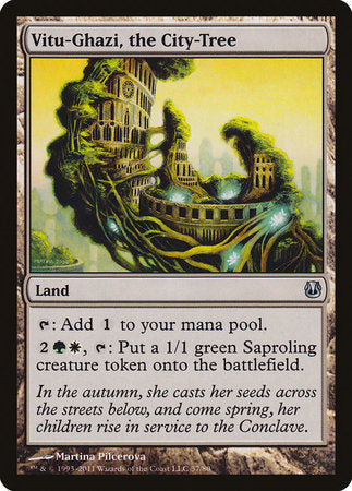 Vitu-Ghazi, the City-Tree [Duel Decks: Ajani vs. Nicol Bolas] | Good Games Cannington