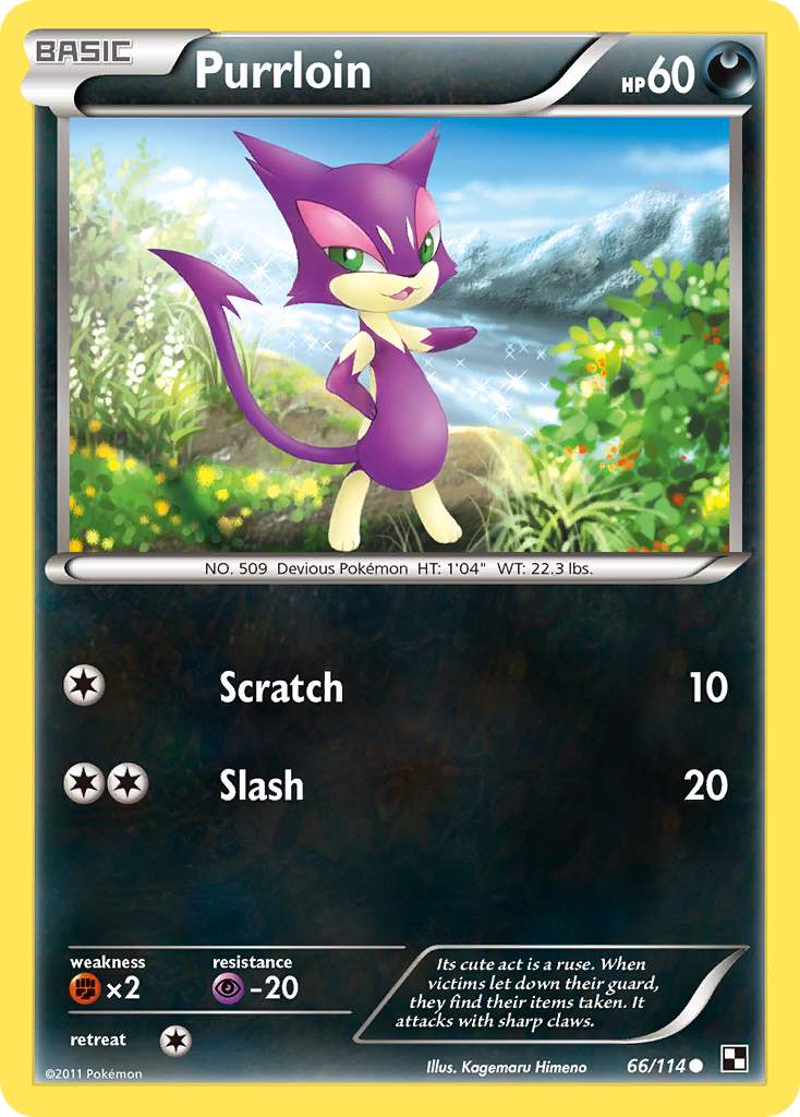 Purrloin (66/114) [Black & White: Base Set] | Good Games Cannington