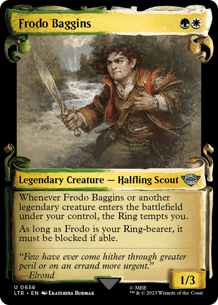 Frodo Baggins [The Lord of the Rings: Tales of Middle-Earth Showcase Scrolls] | Good Games Cannington