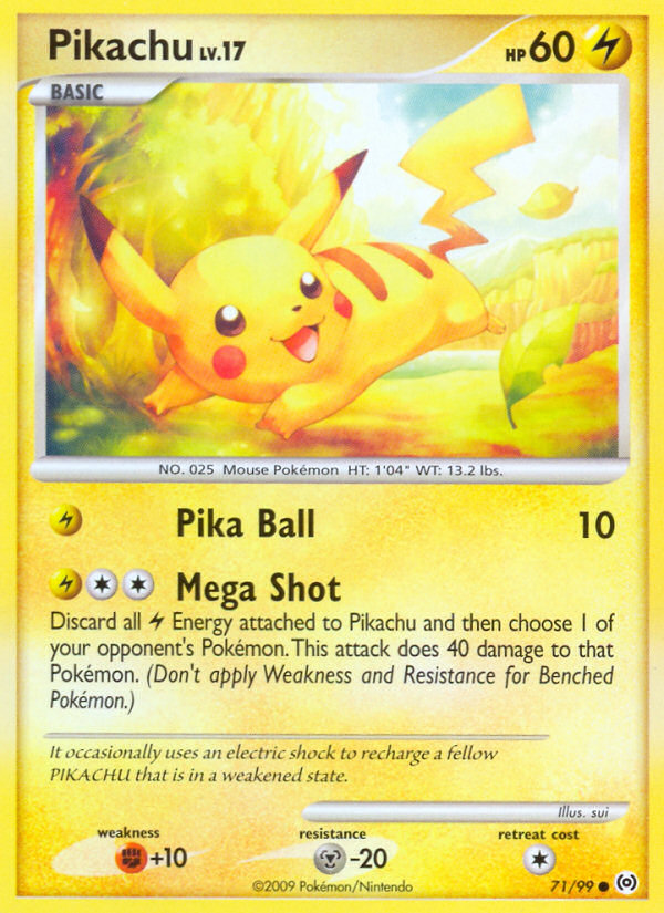 Pikachu (71/99) [Platinum: Arceus] | Good Games Cannington
