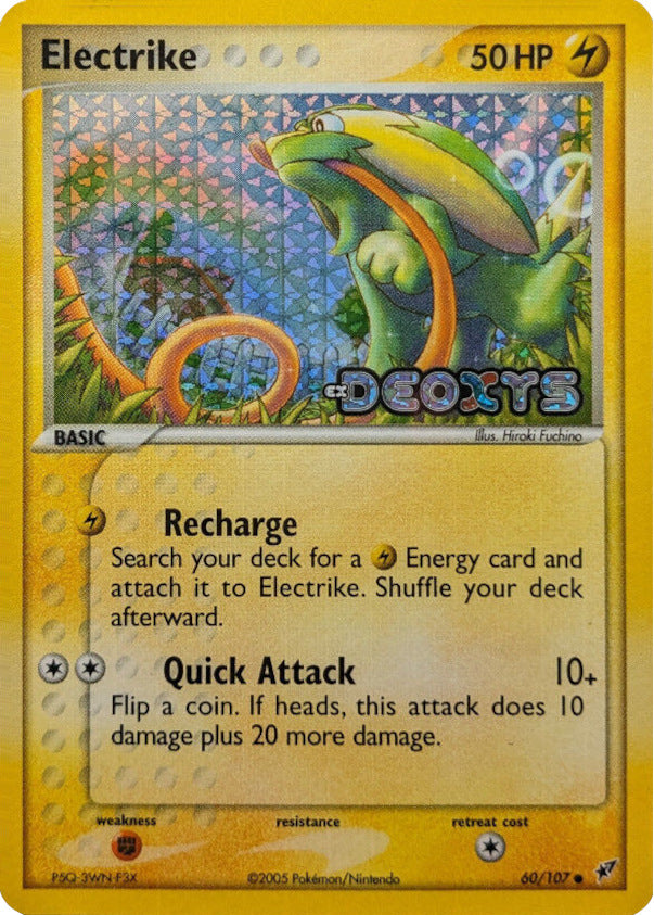 Electrike (60/107) (Stamped) [EX: Deoxys] | Good Games Cannington