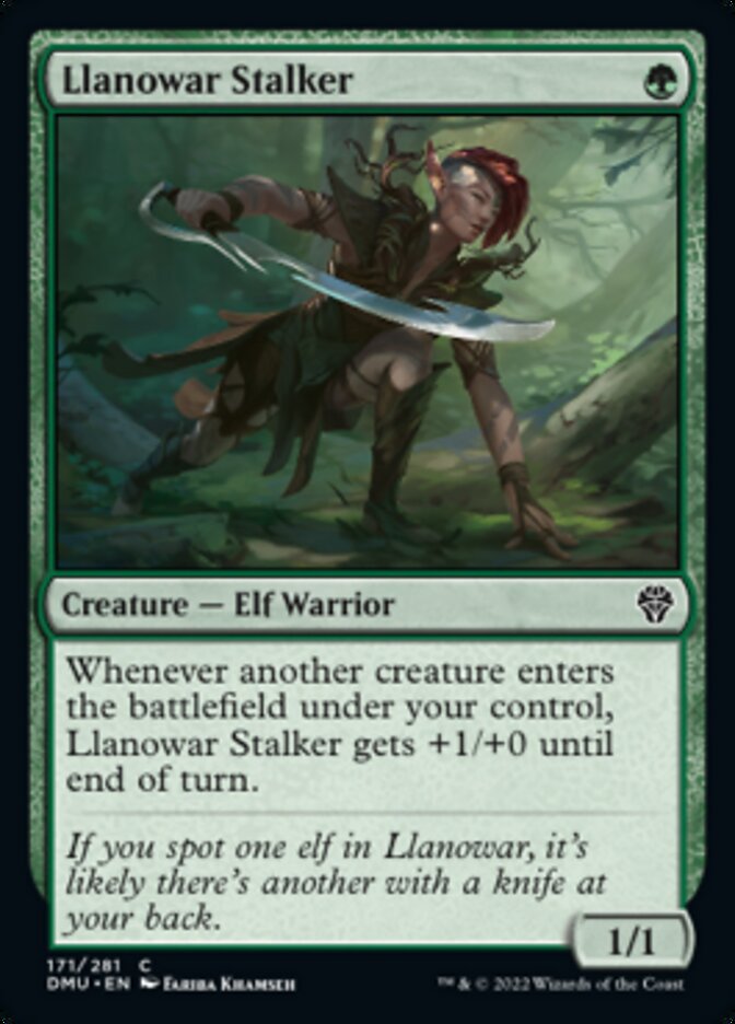 Llanowar Stalker [Dominaria United] | Good Games Cannington