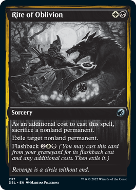 Rite of Oblivion [Innistrad: Double Feature] | Good Games Cannington