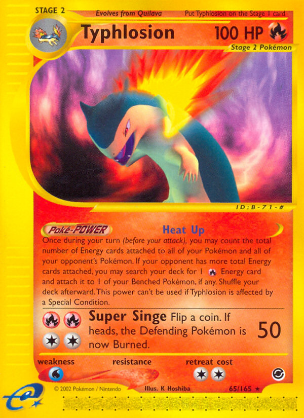 Typhlosion (65/165) [Expedition: Base Set] | Good Games Cannington