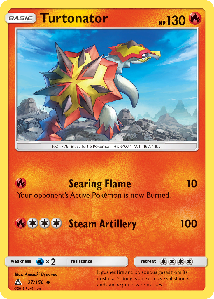 Turtonator (27/156) [Sun & Moon: Ultra Prism] | Good Games Cannington