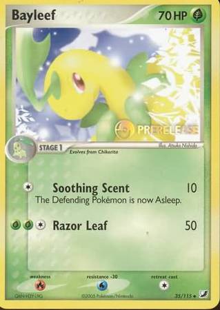 Bayleef (35/115) (Prerelease Promo) [Nintendo: Black Star Promos] | Good Games Cannington