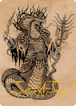 Sivriss, Nightmare Speaker Art Card (51) (Gold-Stamped Signature) [Commander Legends: Battle for Baldur's Gate Art Series] | Good Games Cannington