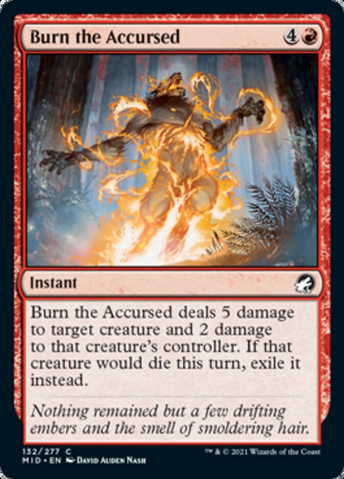 Burn the Accursed [Innistrad: Midnight Hunt] | Good Games Cannington