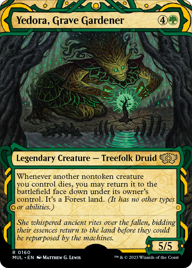 Yedora, Grave Gardener (Halo Foil) [Multiverse Legends] | Good Games Cannington