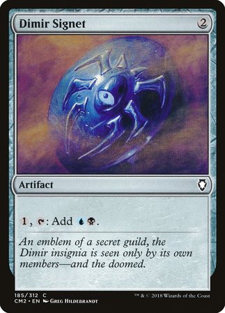 Dimir Signet [Commander Anthology Volume II] | Good Games Cannington