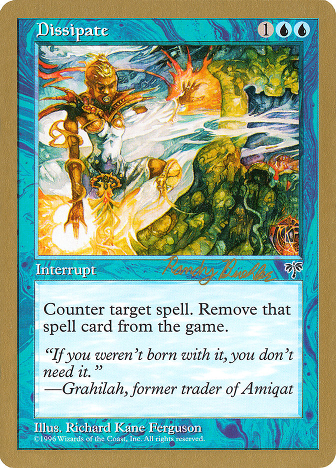 Dissipate (Randy Buehler) [World Championship Decks 1998] | Good Games Cannington