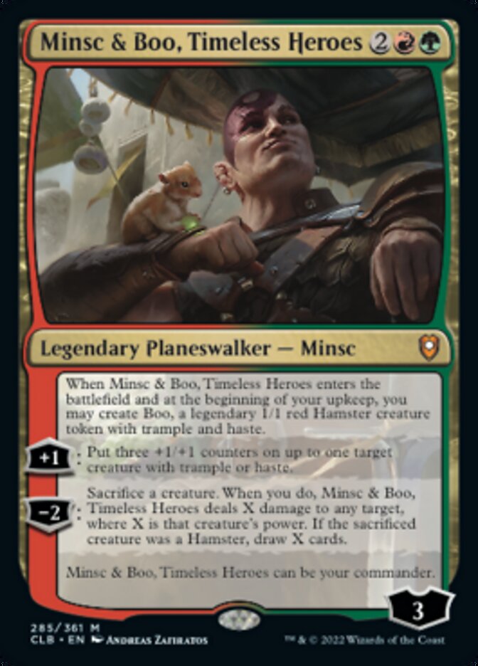 Minsc & Boo, Timeless Heroes [Commander Legends: Battle for Baldur's Gate] | Good Games Cannington