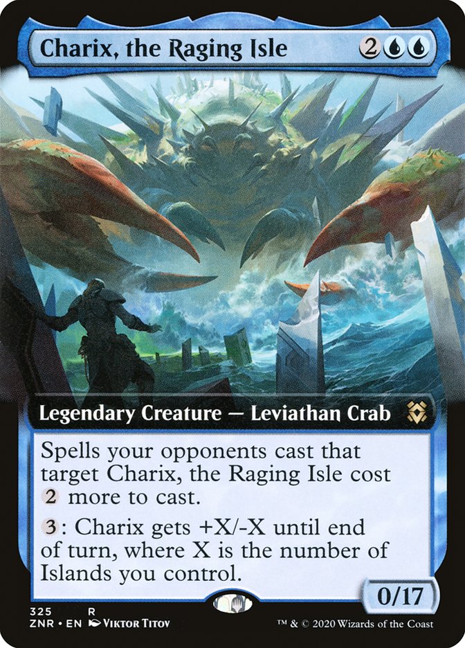 Charix, the Raging Isle (Extended Art) [Zendikar Rising] | Good Games Cannington