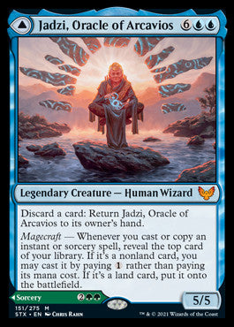 Jadzi, Oracle of Arcavios // Journey to the Oracle [Strixhaven: School of Mages] | Good Games Cannington