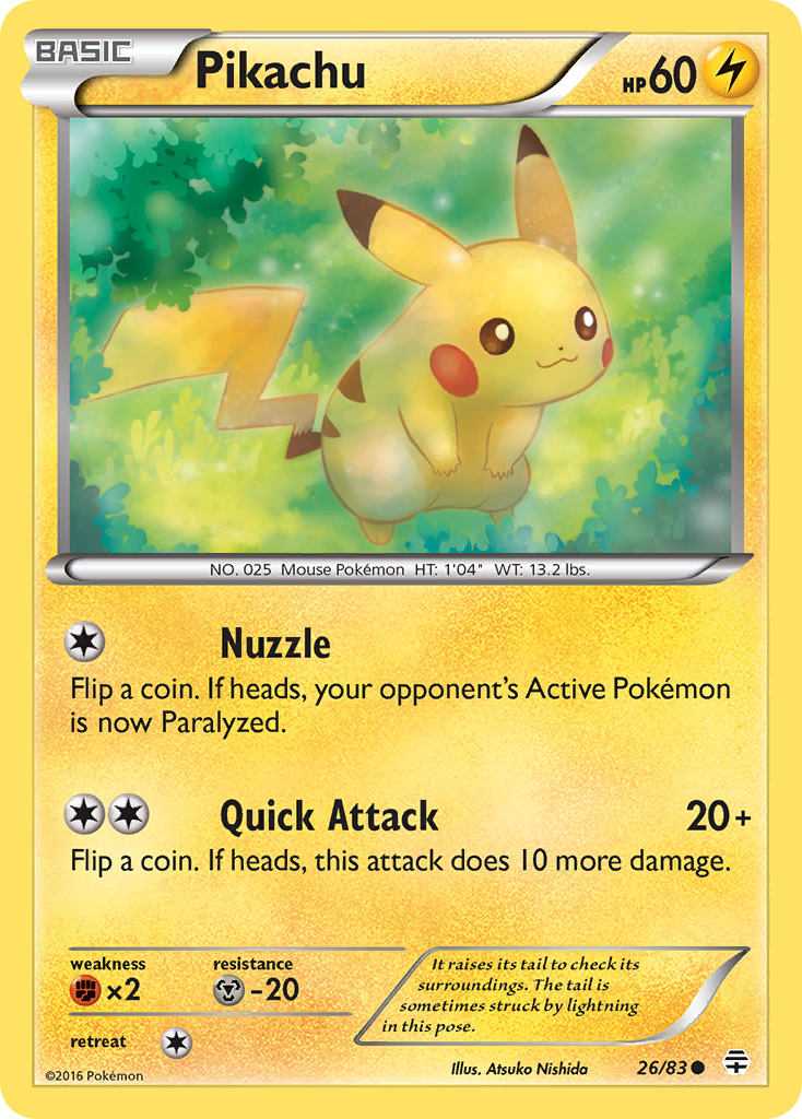 Pikachu (26/83) [XY: Generations] | Good Games Cannington