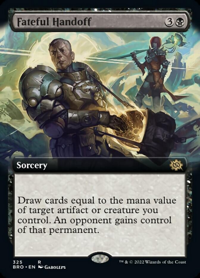 Fateful Handoff (Extended Art) [The Brothers' War] | Good Games Cannington