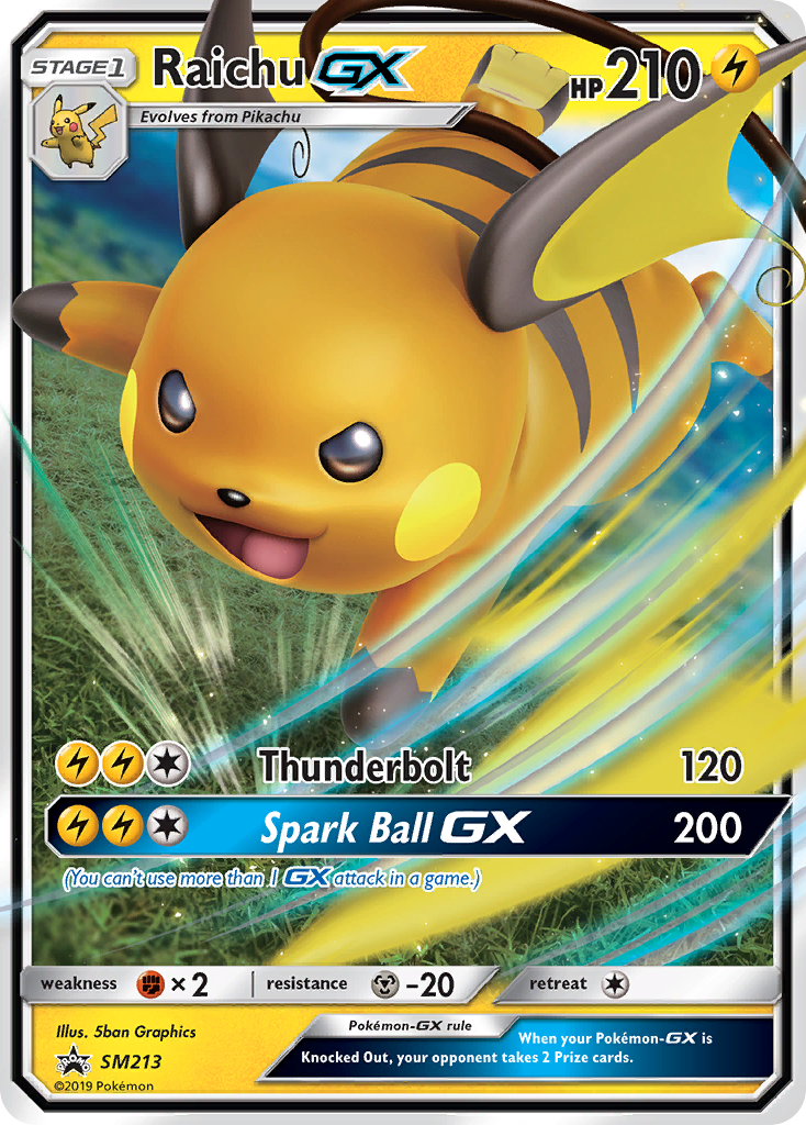 Raichu GX (SM213) [Sun & Moon: Black Star Promos] | Good Games Cannington