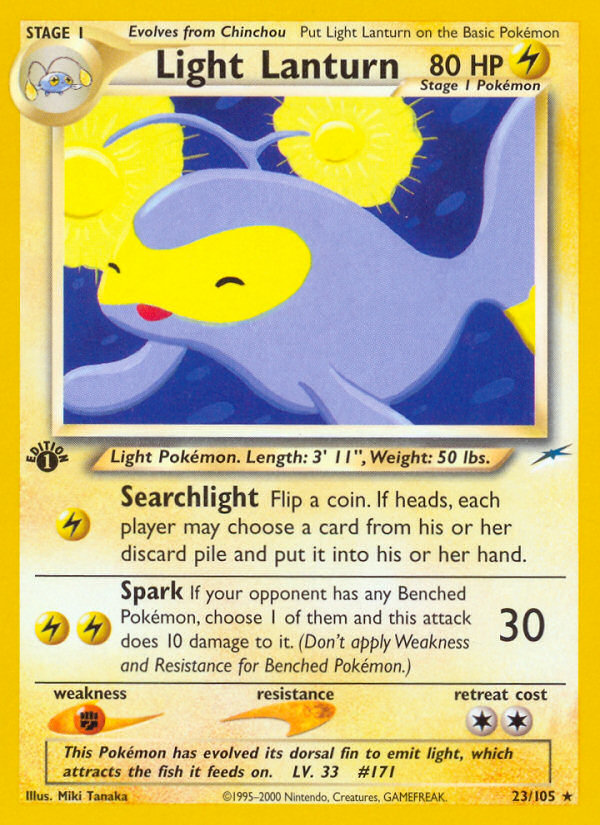Light Lanturn (23/105) [Neo Destiny 1st Edition] | Good Games Cannington