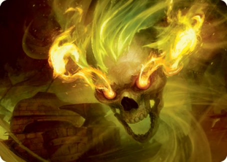 Flameskull Art Card [Dungeons & Dragons: Adventures in the Forgotten Realms Art Series] | Good Games Cannington