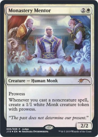Monastery Mentor [Judge Gift Cards 2019] | Good Games Cannington