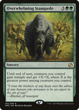 Overwhelming Stampede [Modern Masters 2015] | Good Games Cannington