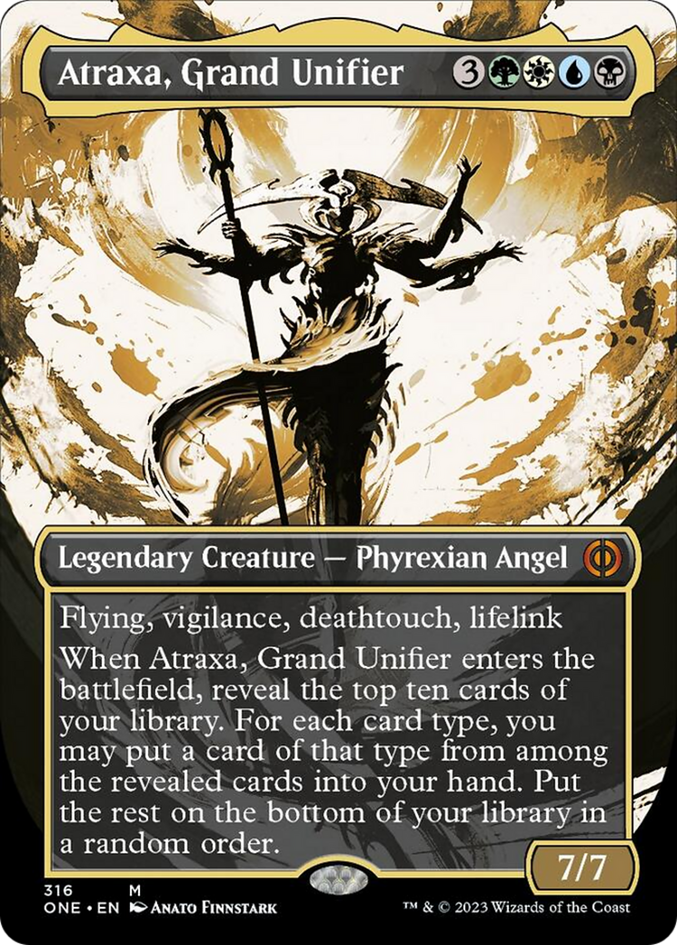 Atraxa, Grand Unifier (Borderless Ichor) [Phyrexia: All Will Be One] | Good Games Cannington
