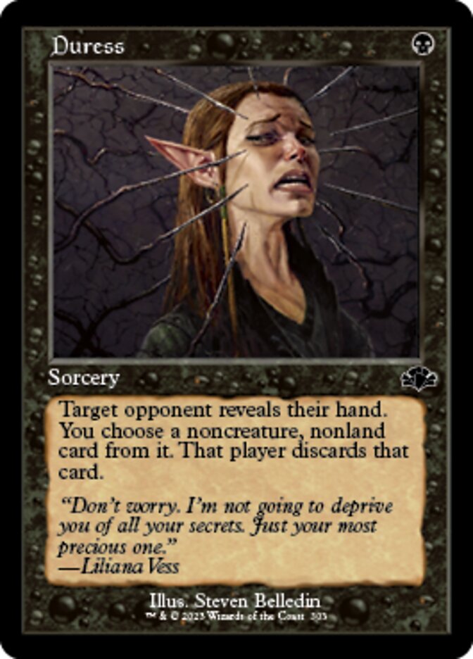 Duress (Retro) [Dominaria Remastered] | Good Games Cannington