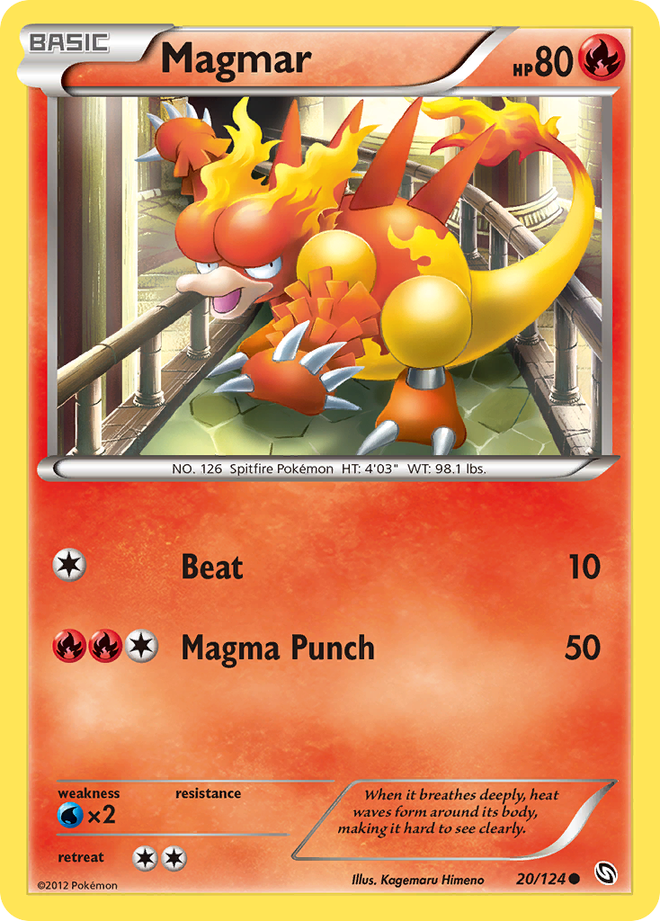 Magmar (20/124) [Black & White: Dragons Exalted] | Good Games Cannington