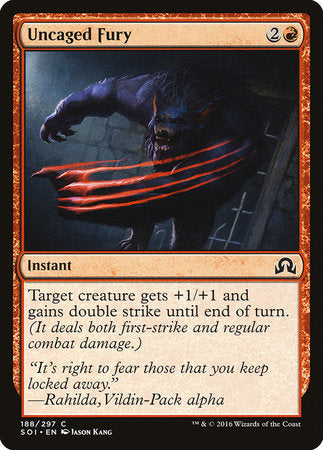 Uncaged Fury [Shadows over Innistrad] | Good Games Cannington