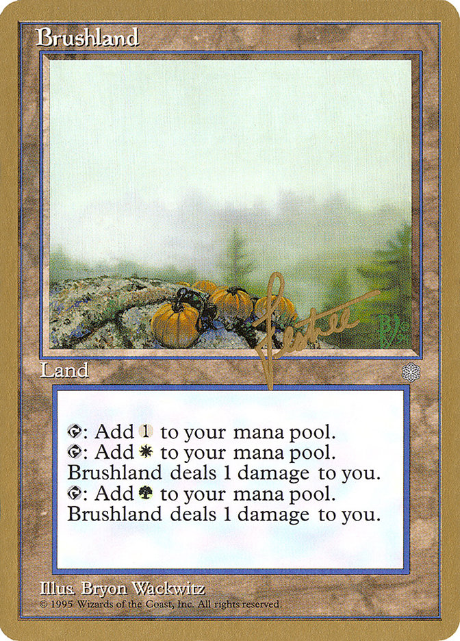 Brushland (Bertrand Lestree) [Pro Tour Collector Set] | Good Games Cannington
