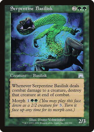 Serpentine Basilisk [Onslaught] | Good Games Cannington