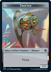 Cat Bird // Thopter Double-Sided Token [Starter Commander Decks] | Good Games Cannington