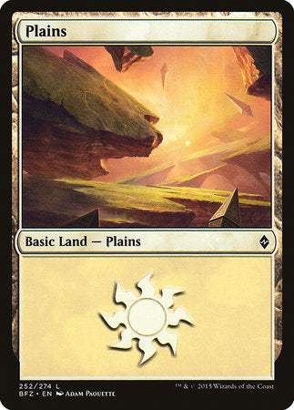 Plains (252) [Battle for Zendikar] | Good Games Cannington