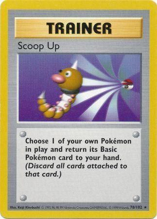 Scoop Up (78/102) [Base Set Shadowless Unlimited] | Good Games Cannington