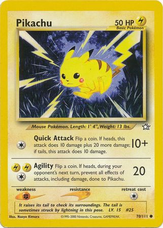 Pikachu (70/111) [Neo Genesis Unlimited] | Good Games Cannington