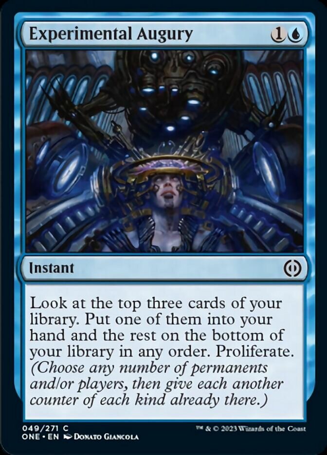 Experimental Augury [Phyrexia: All Will Be One] | Good Games Cannington