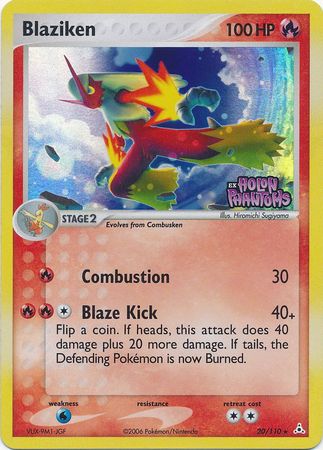 Blaziken (20/110) (Stamped) [EX: Holon Phantoms] | Good Games Cannington