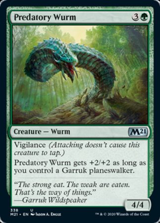 Predatory Wurm [Core Set 2021] | Good Games Cannington