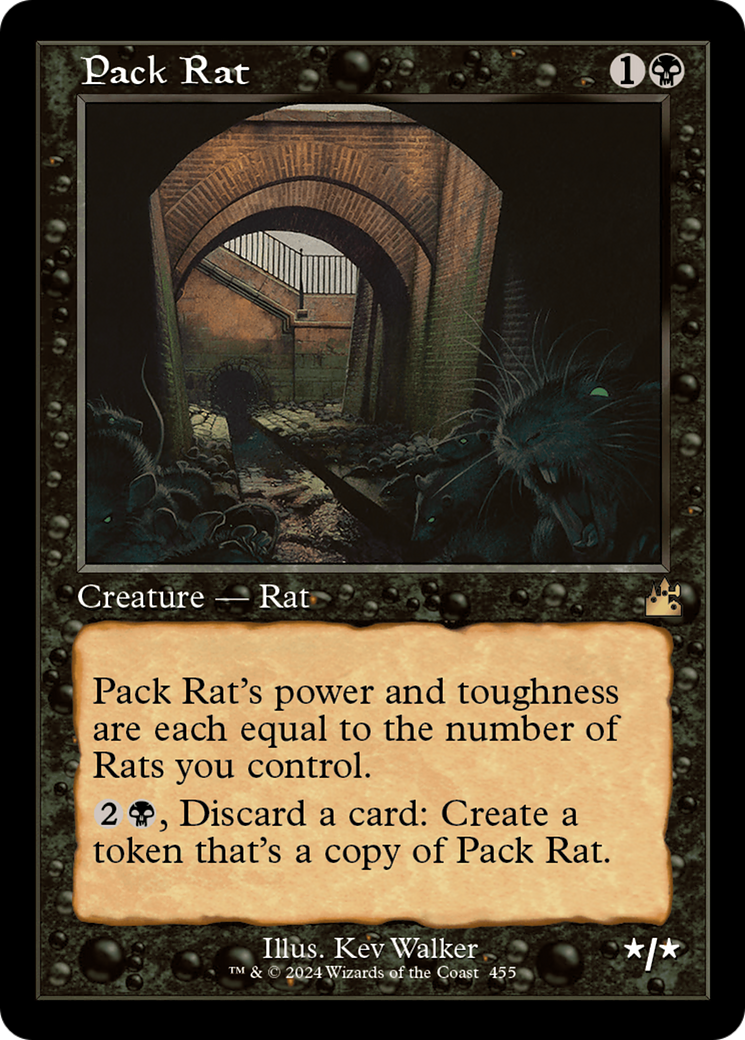 Pack Rat (Retro Frame) [Ravnica Remastered] | Good Games Cannington
