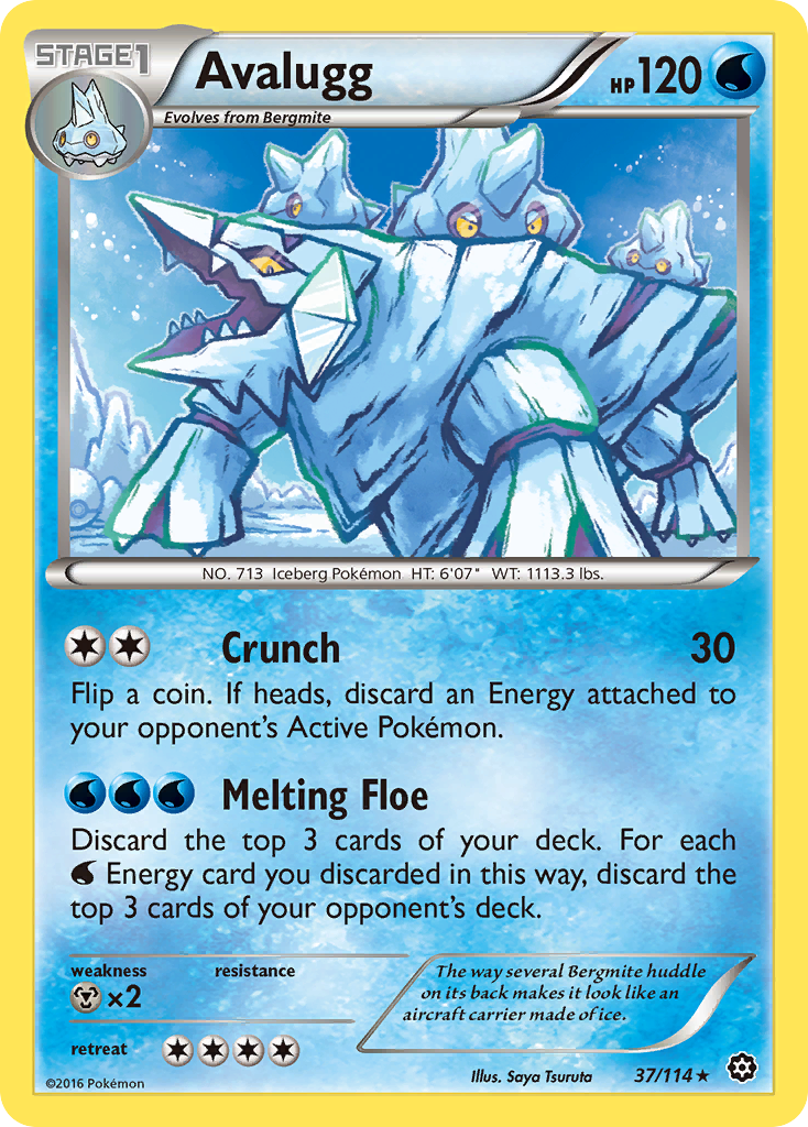 Avalugg (37/114) [XY: Steam Siege] | Good Games Cannington