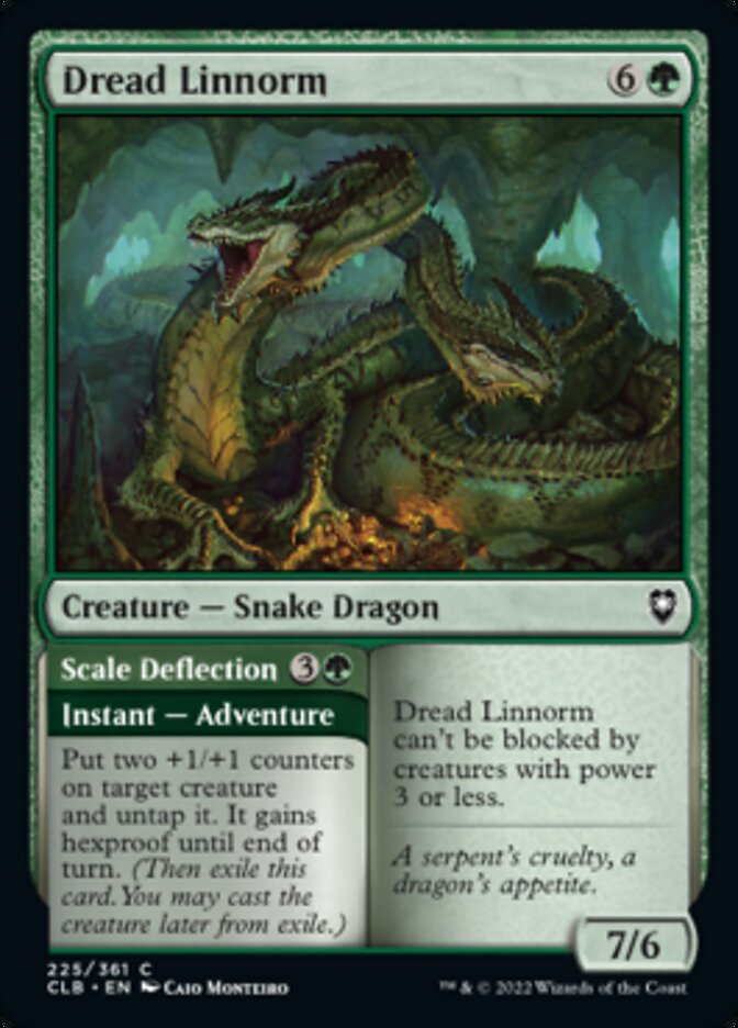 Dread Linnorm // Scale Deflection [Commander Legends: Battle for Baldur's Gate] | Good Games Cannington