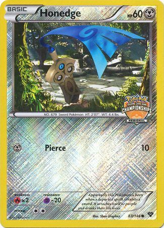 Honedge (83/146) (Regional Championship Promo) [XY: Base Set] | Good Games Cannington