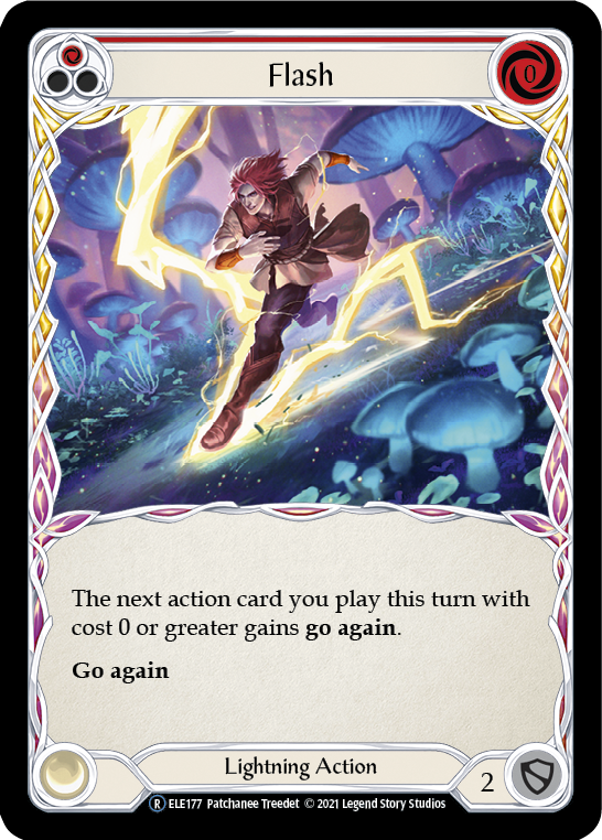 Flash (Red) [U-ELE177] Unlimited Rainbow Foil | Good Games Cannington
